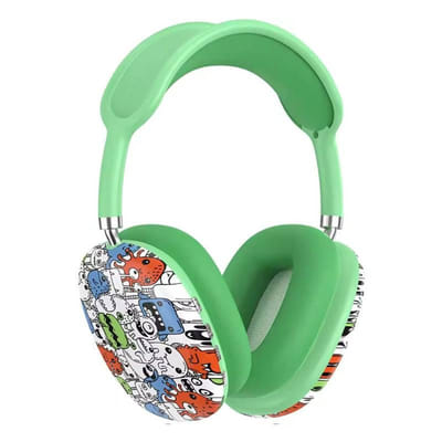 Casque Sans Fil P9 Plus - Vert (P9-GRAFFITI-VR), Vue principale