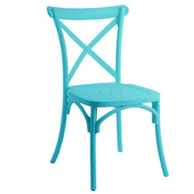 Chaise SOFPINCE Metallika - Bleu, Vue principale