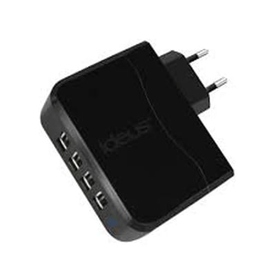 Chargeur Ideus 4 Ports USB Noir (MCFX4USB52BK), Vue principale