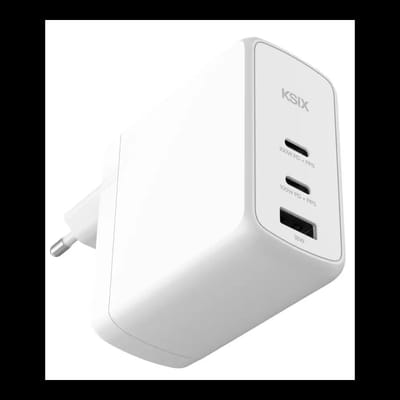 Chargeur mural KSIX 100 W / GaN / PPS / Power Delivery 3.0 / blanc, Vue principale