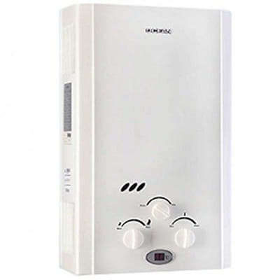Chauffe Bain OCEAN 10 Litres Gaz Naturel - Blanc, Vue principale