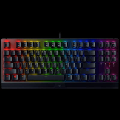 Clavier Gamer mécanique Razer Green Black Widow V3 Tenkeyless RGB / Noir, Vue principale