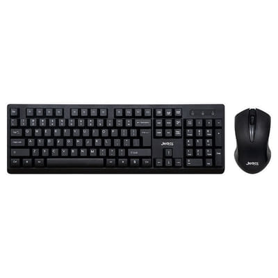 Clavier & Souris Sans Fil Jedel WS736 Noir, Vue principale