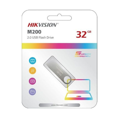 Clé USB HIKVISION 32 Go USB 2.0 - Argent (HS-USB-M200-32G-U2)