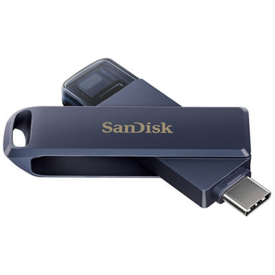 Clé USB Sandisk IXPAND Drive Type-C - Lightning 256Go Noir, Vue principale