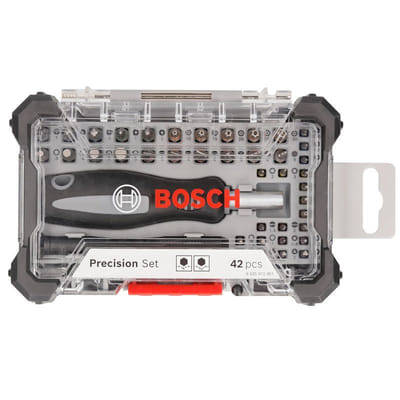 Coffret d'embouts de Vissage de Précision Bosch 42 Pièces Noir, Vue principale