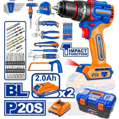 Coffret d'Outils WADFOW 119 Pièces avec Mallette - WDT4B119, Vue principale