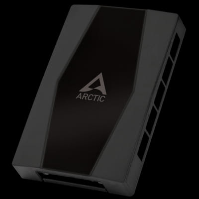 Contrôleur/Hub Arctic Case Fan Hub pour 10x ventilateurs PWM / Noir, Vue principale