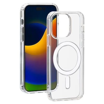 Coque Silicone MAGSAFE Pour IPhone 15 Pro - Transparent, Vue principale