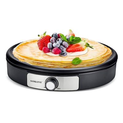Crêpière Électrique SOKANY SK-08131 1500W - Noir&Inox, Vue principale