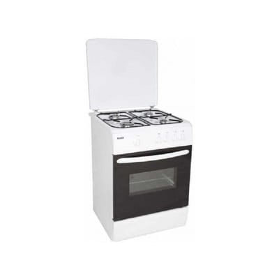 Cuisinière À Gaz Basique Klass 4 Feux 60 Cm Blanc, Vue principale