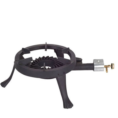 Cuisinière à gaz industrielle ZILAN Fonte (ZLN5761), Vue principale