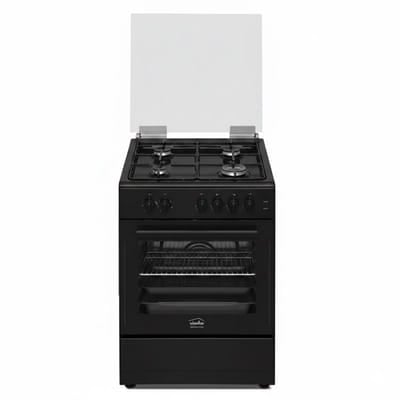 Cuisinière à Gaz SIMFER F6405-SGGTB 4 Feux 60cm - Noir, Vue principale