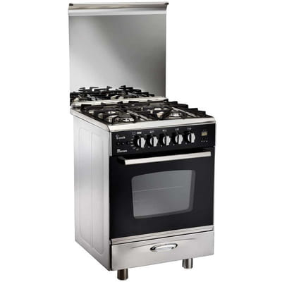 Cuisinière Unionaire i-cook 4 Feux 60 cm / INOX, Vue principale