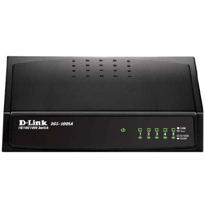 D-Link DGS-1005A commutateur réseau Non-géré Noir