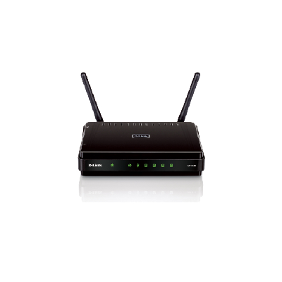 D-Link DIR-615 routeur sans fil Fast Ethernet Noir, Blanc