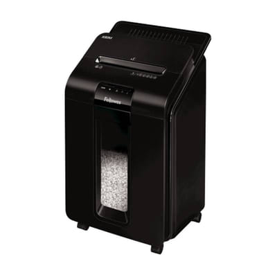Destructeur de Documents FELLOWES AutoMax™ 100M - Noir, Vue principale