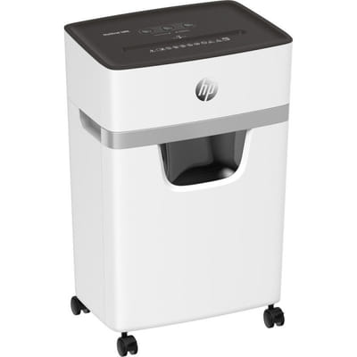 Destructeur De Documents HP One Shred 10MC Blanc, Vue principale