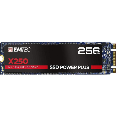 Disque Dur interne SSD EMTEC X250 Power Plus 256 Go M.2
