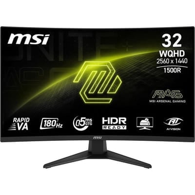 Écran Gaming MAG321CQ E18 32" WQHD CURVED VA / 180Hz / 0.5ms / 2x HDMI/DP/ Noir, Vue principale