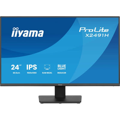 ÉCRAN IIYAMA PROLITE X2491H-B1 23.8" FHD 120Hz IPS 1ms HDMI/DP 2x HAUT PARLEUR, Vue principale