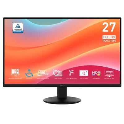 Ecran MSI Pro MP272L 27" Full HD 100 Hz IPS Noir, Vue principale