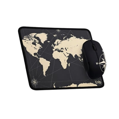 Ensemble Sans Fil Souris & Tapis TNB design TRAVEL, Vue principale