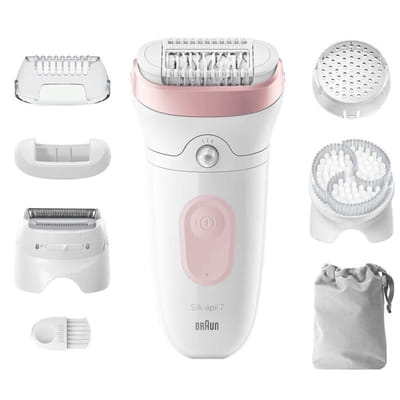Épilateur Braun Silk-épil 7 5 En 1 Wet & Dry SE7-060 Blanc, Vue principale