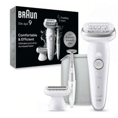 Épilateur Braun Silk-épil 9 5 En 1 Wet & Dry SES9-241 Blanc, Vue principale