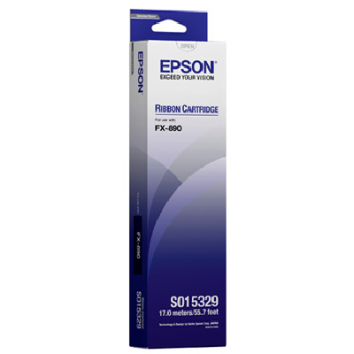 Epson SIDM Black Ribbon Cartridge for FX-890 (C13S015329BA)