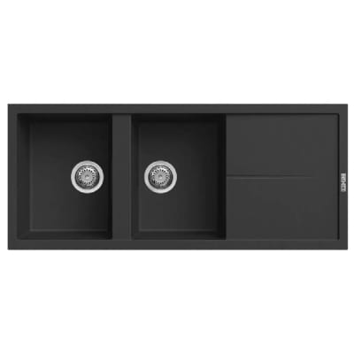 Évier Infinity EGO 116×50 Noir, Vue principale