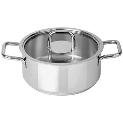 Faitout SILAMPOS COMFORT Glass 26cm avec Couvercle - Inox, Vue principale