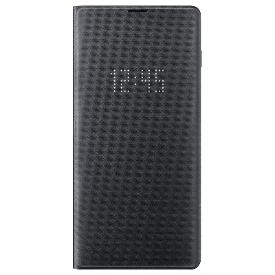 Flip Cover LED pour Samsung Galaxy S10+ - Noir