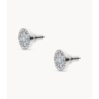 Fossil JF03222040 boucle d'oreille Acier inoxydable Argent, Vue principale