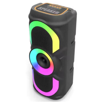 Haut-parleur Sans Fil MS-3630BT RGB Avec Radio FM - Noir, Vue principale
