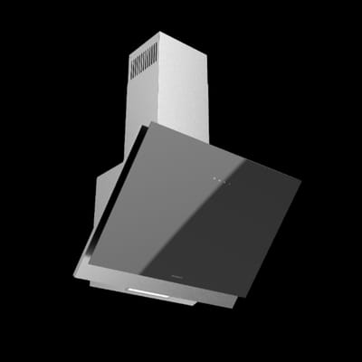 Hotte Décorative Premium GAIA 60 cm / 90 cm 850 m³/h Noir / Inox, Vue principale