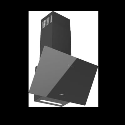 Hotte Décorative Premium UNO60.B01 60 cm 400 m³/h Verre Noir, Vue principale