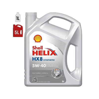 Huile moteur SHELL HELIX HX8 5W40 - 5L, Vue principale