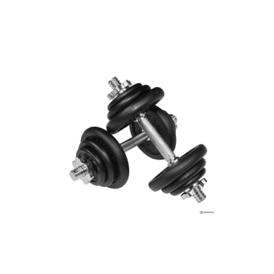Kit haltère ZIMOTA Noir 20KG, Vue principale