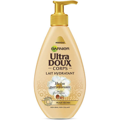 Lait Corps Huile Merveilleuse Garnier Ultra Doux, Vue principale