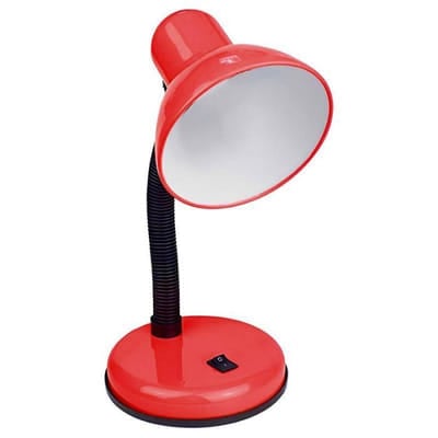 Lampe de Bureau Flexible Petit Model - Rouge, Vue principale