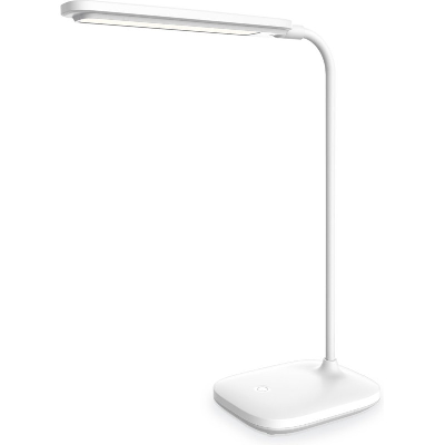 Lampe de Bureau PLATINET Rechargeable - Blanc