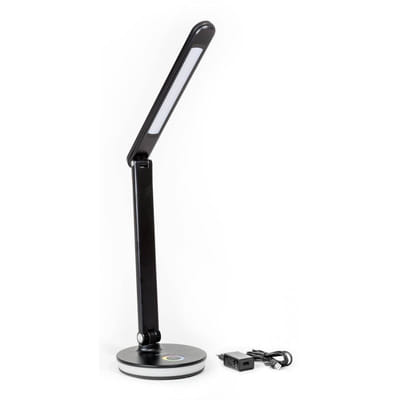 Lampe de Bureau Platinet RGB 12W avec Port de Charge / Noir, Vue principale