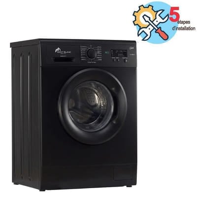 Lave Linge Frontal MONTBLANC WM6100N 6kg - Noir, Vue principale