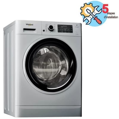 Lave linge séchant Frontal WHIRLPOOL FWDD117168SBS-MA 11Kg, Vue principale
