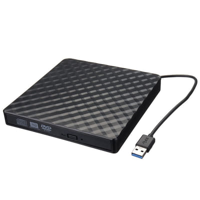Lecteur Graveur DVD Externe USB 3.0 / Noir, Vue principale