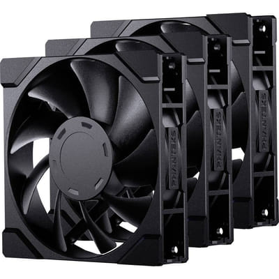 Lot de 3 Ventilateurs boitier Phanteks M25 Gen2 / 12cm / Noir, Vue principale