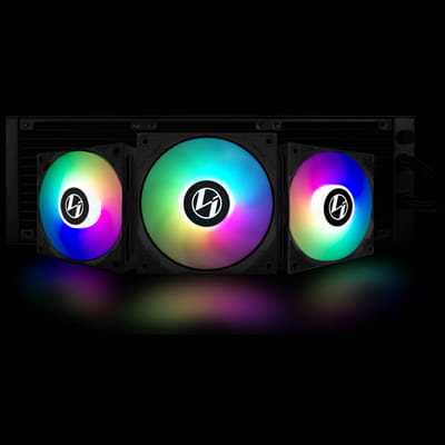 Lot de 3 Ventilateurs de boitier Lian Li ST RGB - 12cm (Noir), Vue principale