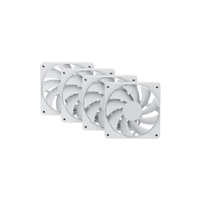 Lot de 4 Ventilateurs de boitier Hyte FA12 / 12cm / Blanc, Vue principale