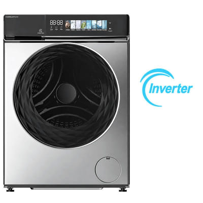 Machine à Laver Frontale Maxwell MAX-WMFL1214DSFDC-IV Inverter 12Kg Dark Silver, Vue principale